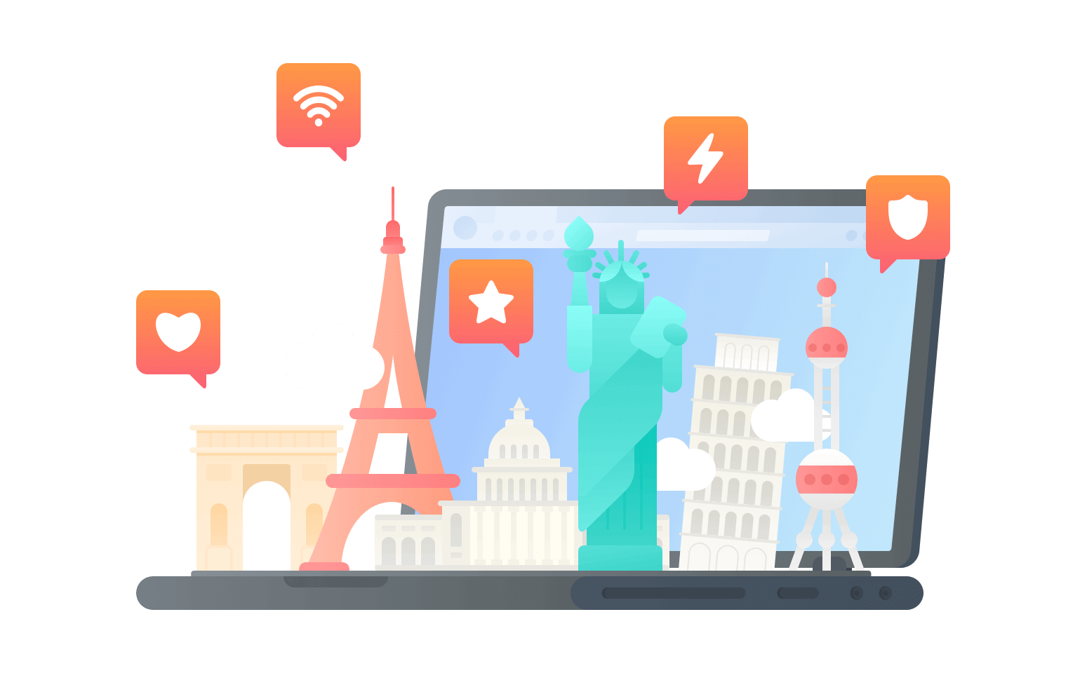 在留尼汪连接到中国的软件 - 华人VPN